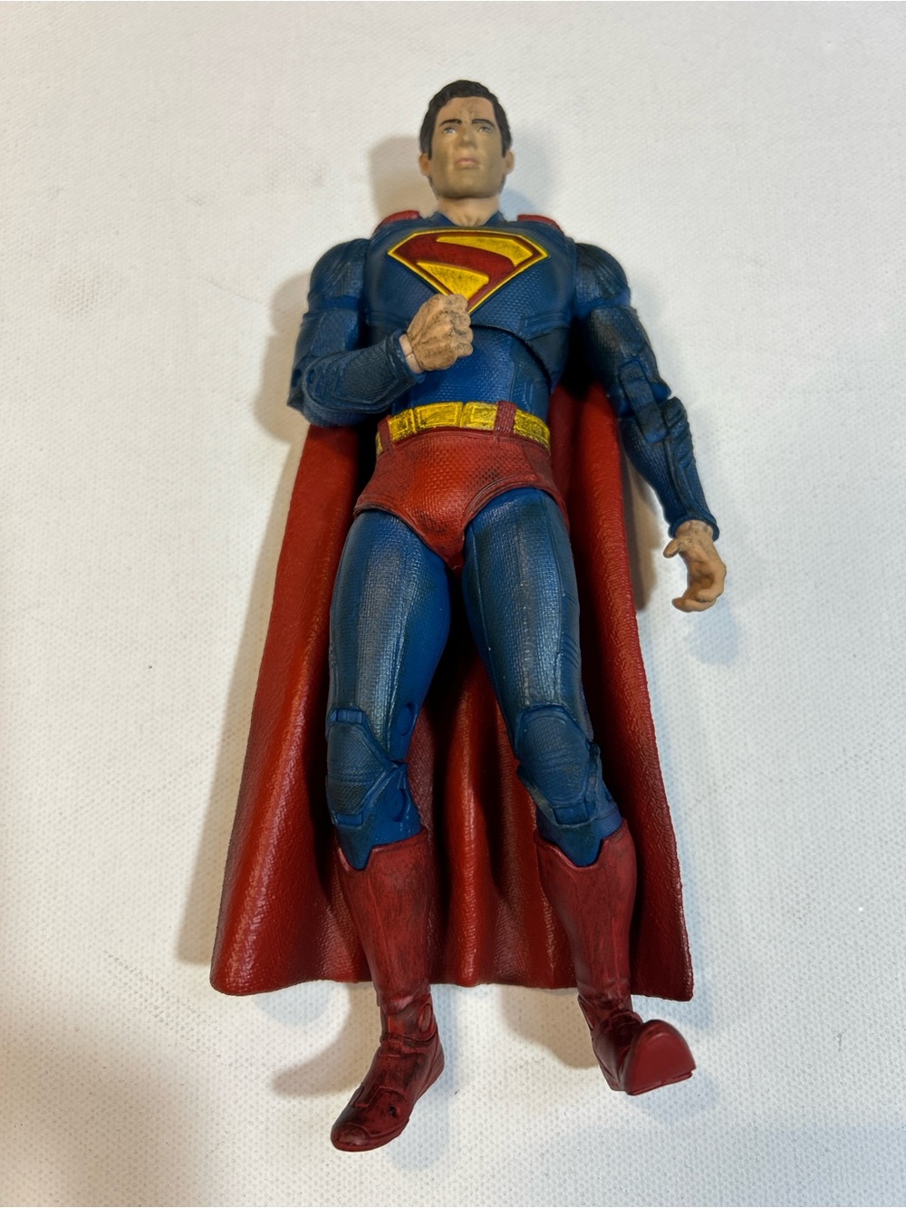 DC Superman Man of Steel Action Figure 7” Henry Cavill Cape Movie Toy